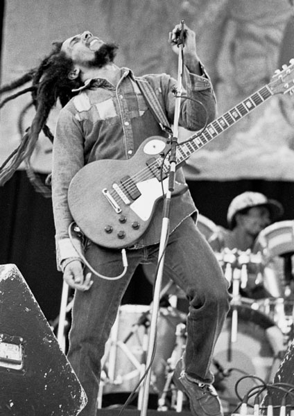 “One good thing about music—when it hits you, you feel no pain,” Bob Marley sang. Photo credit: Eddie Mallin, Wikimedia Commons