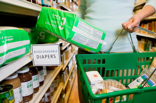 Consumers still buy plenty of diapers (and other goods) in brick-and-mortar stores, though online shopping can be liberating.