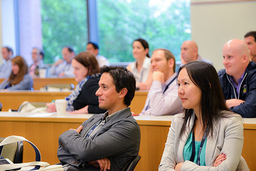 Wharton Reunion attendees enjoy Prof. David Bell's Lifelong Learning master class.