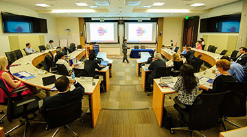Mack Institute Executive Director Saikat Chaudhuri addresses the Spring Conference at Wharton | San Francisco.