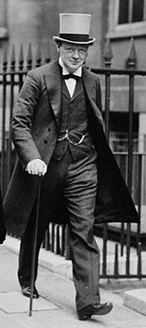 Young Winston Churchill