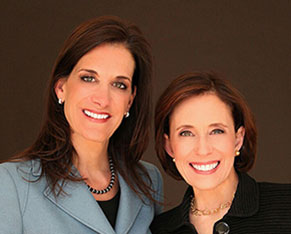 Terri Wein, W’84, WG’88, and Susan Weil, W’84