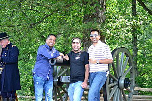 On the one-day trip with 50 classmates to the Gettysburg Battlefield with Prof. Michael Useem