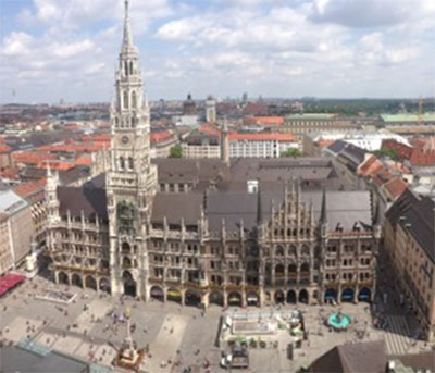 Marienplatz in Munich, Germany