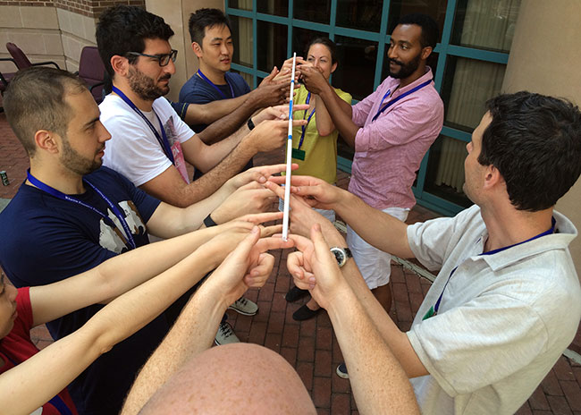WEF Global Leadership Fellows came to Wharton to learn about social innovation and team leadership.