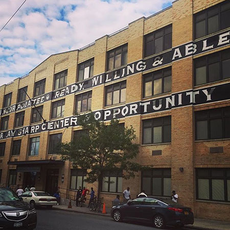 Through his social impact internship, Wharton MBA Joseph Butcher worked at this Ready, Willing and Able (RWA) facility, where he participated in mock interviews and training for The Doe Fund.