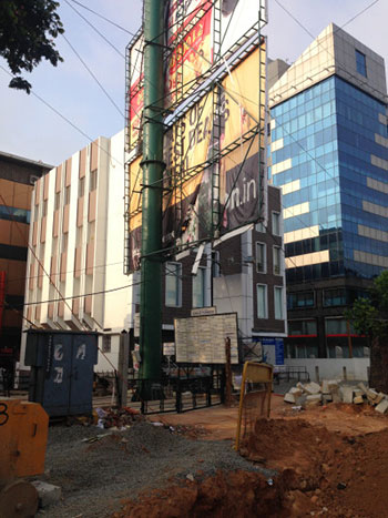 The office space near Microsoft Ventures where the author worked in Bangalore.