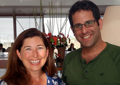 Guy Aharon, founder and CEO of Motionize, with the author